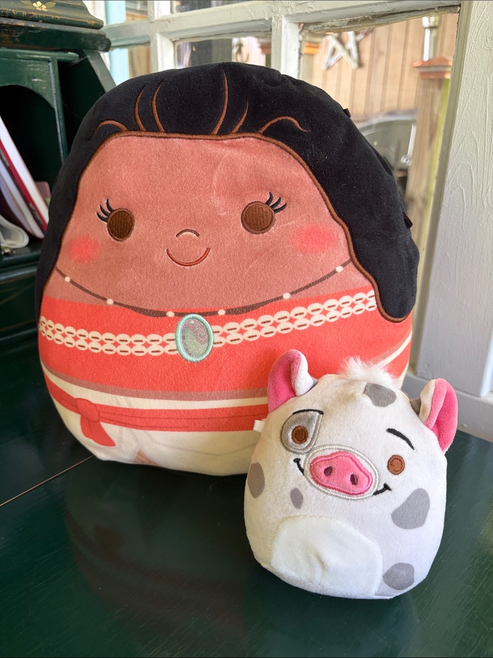 Squishmallow, Disney, Moana and Pua Plushes